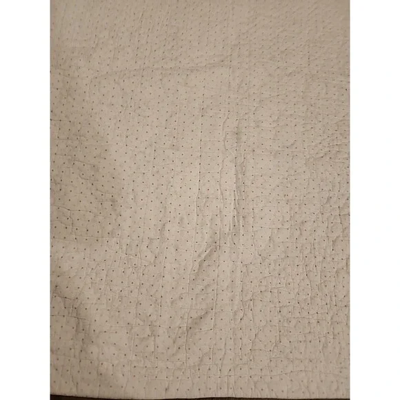 Pottery Barn Kids Butterfly Quilt 90 x 84 Polka Dot Set Queen/Full Pillow Sham